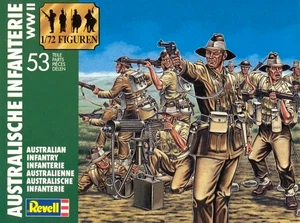 Revell (1/72) 2501 - World War II Australian Infantry -  ON SPRUES - PER andast_ - Foto 1 di 1