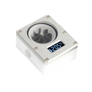 Water Flow Meter Indicator with Temperature Sensor System Monitor VA LCD Screen - Zdjęcie 1 z 20