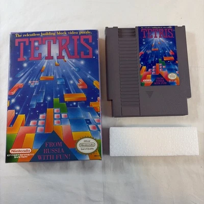 Nice! Tetris (Nintendo Entertainment System, 1989) w/ Original Box - Image 1 of 4