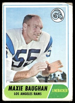 1968 Topps Maxie Baughan Los Angeles Rams #210 - Image 1 of 2