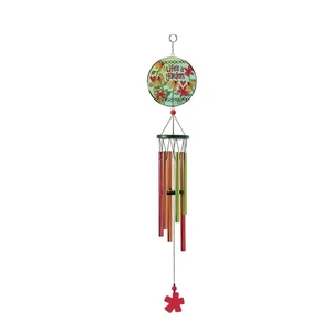 Wind Chime Life's A Garden 28in H x 3.25in W x 4.25in L Colorful Gift NIB - Picture 1 of 5