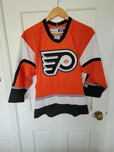 NHL Philadelphia Flyers Alternate Jersey, CCM Vintage (?) Größe Jugend. L/XL - Bild 1 von 12