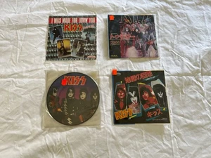 KISS 7" 45 RPM SINGLES LOT - RARE - Picture 1 of 18