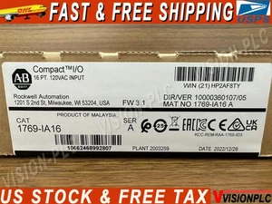 Módulo 1769-IA16 2022 SER A CompactLogix 16 Pt 120VAC D/I 1769IA16 Allen Bradley - Imagen 1 de 17