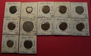 Hong Kong Lot 1933 to 1997 (23 coins) - Picture 1 of 4