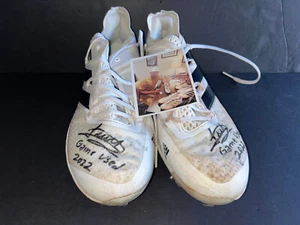 Luis Matos San Francisco Giants Auto Signed 2022 Game Used Cleats. - Bild 1 von 4