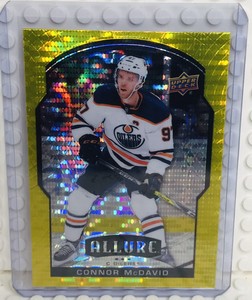20-21 Upper Deck Allure - CONNOR McDAVID - #50 YELLOW TAXI  Parallel Oilers