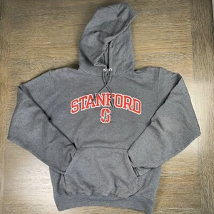 Sudadera con Capucha Gris Bordada Polar Campeón de la Universidad de Stanford Pequeña - Imagen 1 de 6