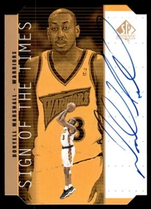 1998-99 SP Authentic #DM Donyell Marshall BASKETBALL Golden State Warriors - Picture 1 of 2