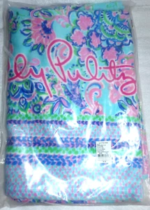 LILLY PULITZER Beach Towel Blue Horizon JUNGLE SUNRISE Brand New - Picture 1 of 4