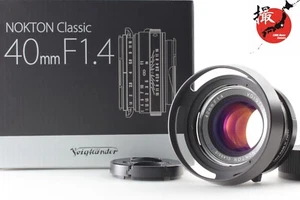 【COMO NUEVO con caja de capucha】 Lente Voigtlander Nokton Classic 40 mm f1.4 SC VM Leica M Japón - Imagen 1 de 17