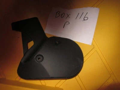 2007 BMW 535XI E60 FRONT RIGHT PASSENGER SIDE SEAT INNER TRIM COVER BLACK OEM+ - Image 1 of 2