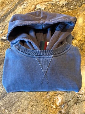 Kith Box Logo Williams III Hoodie Men’s Size S heavy cotton blue/grey — 第 1/4 张图片