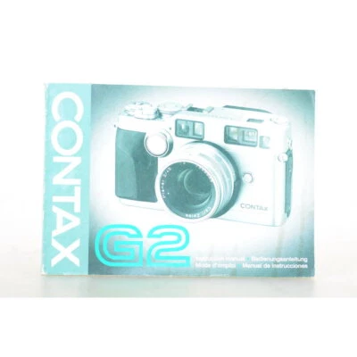 Contax G2 Manual / Instructions / User Guide / GERMAN - Image 1 of 2