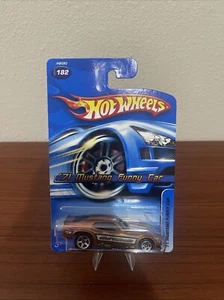 2005 Hot Wheels #182 '71 MUSTANG FUNNY CAR arancione con cromo 5Sp - Foto 1 di 4