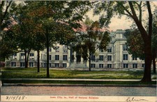 1908 POSTCARD University of Iowa, Hall of Natural Science, Iowa City, IA