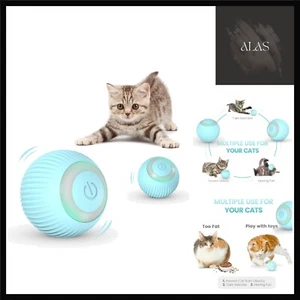 Katzenspielzeug LED Ball interaktiv 360°, wiederaufladbar, für große Rassen - Bild 1 von 10