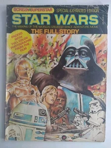 Screen Superstar: Star Wars - The Full Story; Oversized Vintage Magazine - Picture 1 of 12