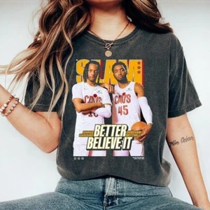 Darius Garland And Donovan Mitchell Better Believe It Slam 255 Cover Shirt - Picture 1 of 4