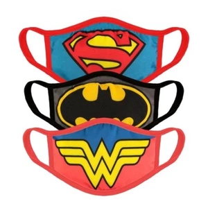 DC COMICS Justice League Symbols Face Mask (3-Pack Set) - Bild 1 von 3