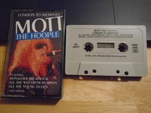 RARE OOP Mott the Hoople CASSETTE TAPE London to Memphis DAVID BOWIE Young Dudes - Picture 1 of 2