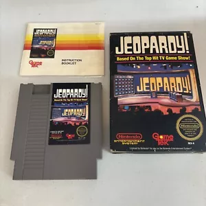 Jeopardy! Nintendo NES Video Game 1988 Complete TV Show Strategy Trivia - Picture 1 of 4