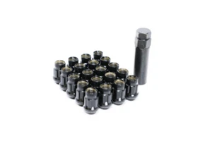 Wheel Mate Monster Lug 35 Short Lug Nut Set of 20 - Black 14x1.50 - Picture 1 of 7