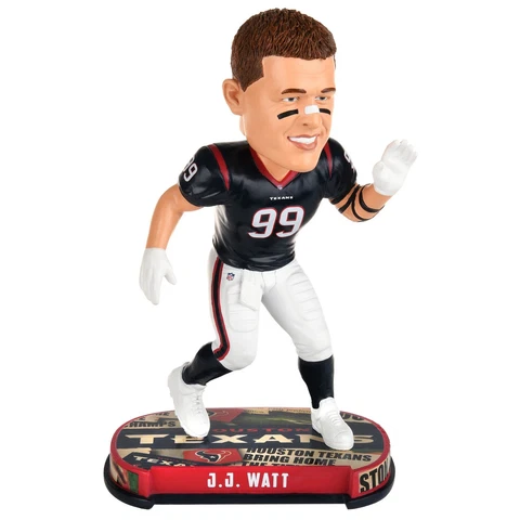 JJ Watt Houston Texans Headline Special Edition Bobblehead NFL Cover