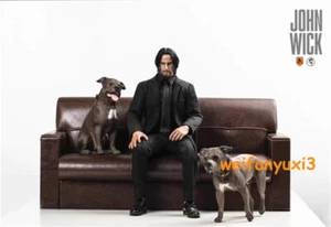 JXK 1/6 John Wick Dog Model Anime Statue Resin Ornaments Figure Collection Toy - Picture 1 of 48