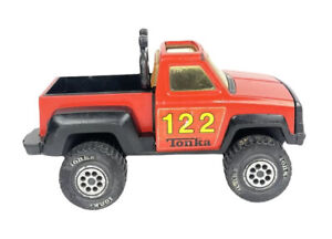 Vintage 70’s Tonka Red 122 Pressed Steel & Plastic Pick Up Truck Ranger 1979 USA