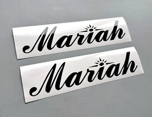 Mariah Boats Decals SET OF 2 Vinyl Decal Stickers - Picture 1 of 5