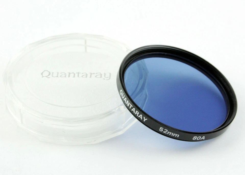 Filtro de conversão de cor Quantaray 52mm 80A - Imagem 1 de 1