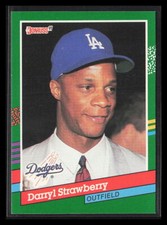 Darryl Strawberry 1991 Donruss #696  Los Angeles Dodgers