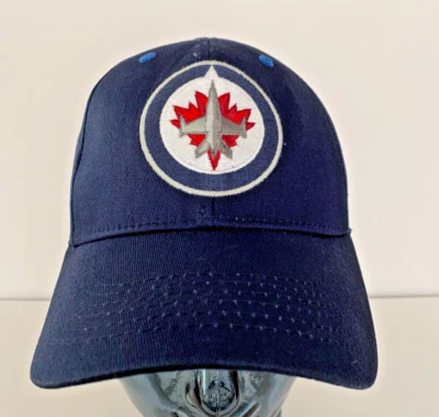 NHL Old Time Hockey Navy Logo Cap Hat 97% Cotton 3% Spandex Hologram OSFA  Foto 1 de 4