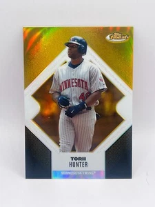 TORII HUNTER 2006 Finest Refractors Gold /49 84 Minnesota Twins - Picture 1 of 2