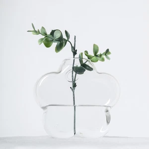 3 pcs Clear Flower Glass Wall Terrariums Vases Wedding Party Centerpieces Sale - Picture 1 of 7