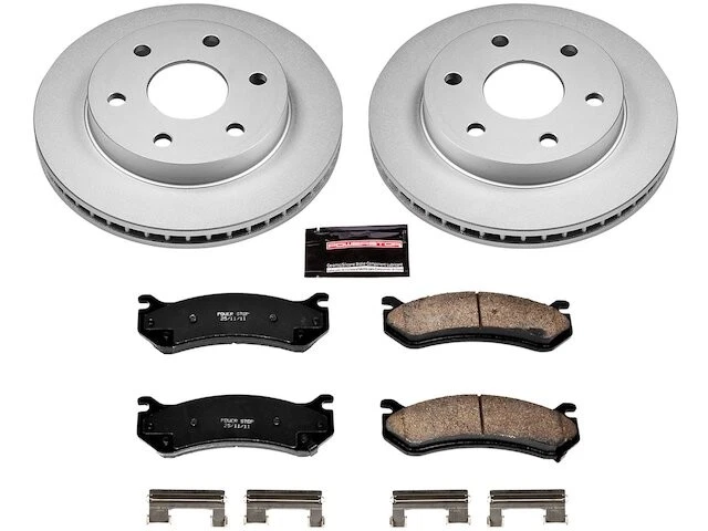 Front Brake Pad and Rotor Kit For 2003-2008 GMC Savana 1500 2004 2005 YX637QB - Image 1 of 1