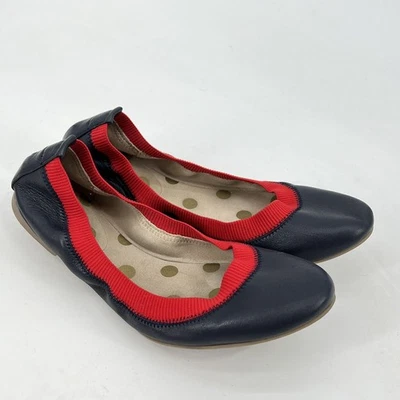 Boden Puntera Puntera Ballet Pisos Mujer Talla EU 38 US 7 Azul Rojo Foto 1 de 4