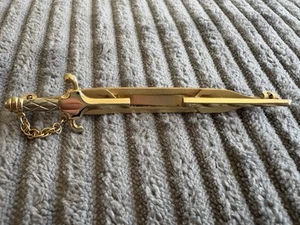 Vintage Anson Sword Tie Bar Clip - Picture 1 of 4