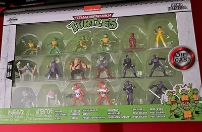 Teenage Mutant Ninja Turtles Die-Cast Nano MetalFigs Pack de 18 por Jada Nuevo Foto 1 de 4