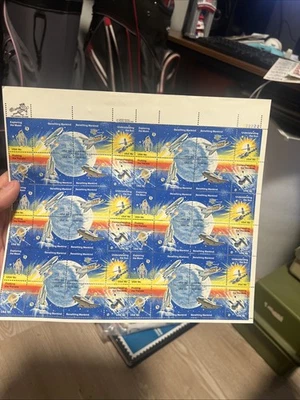 Benefiting Mankind, Exploring the Moon, Planets, Sun, 48 18cents Stamp Sheet - Image 1 of 2