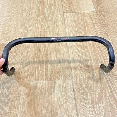 Vintage Cinelli Solida Sub 200 Handlebar 26 Ergo Aero 44 cm 440 Drop Bar Black - Image 1 of 4