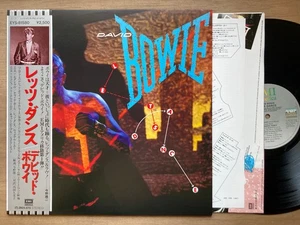DAVID BOWIE (VINYL RECORD LP 1983) LET'S DANCE, EYS-81580, EX CONDITION W/OBI - Picture 1 of 4