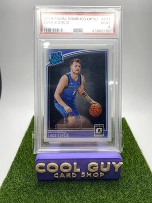 2018 Panini Donruss Optic Luka Doncic Rated Rookie Psa 9 - Image 1 of 3