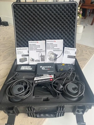 Elinchrom Quadra Ranger 2 A HEAD RX Lighting Kit - LION battery - Fully working - Image 1 of 4