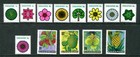 1973 Malaya Singapore Flowers & Fruits set Stamps Unmounted Mint MNH U/M