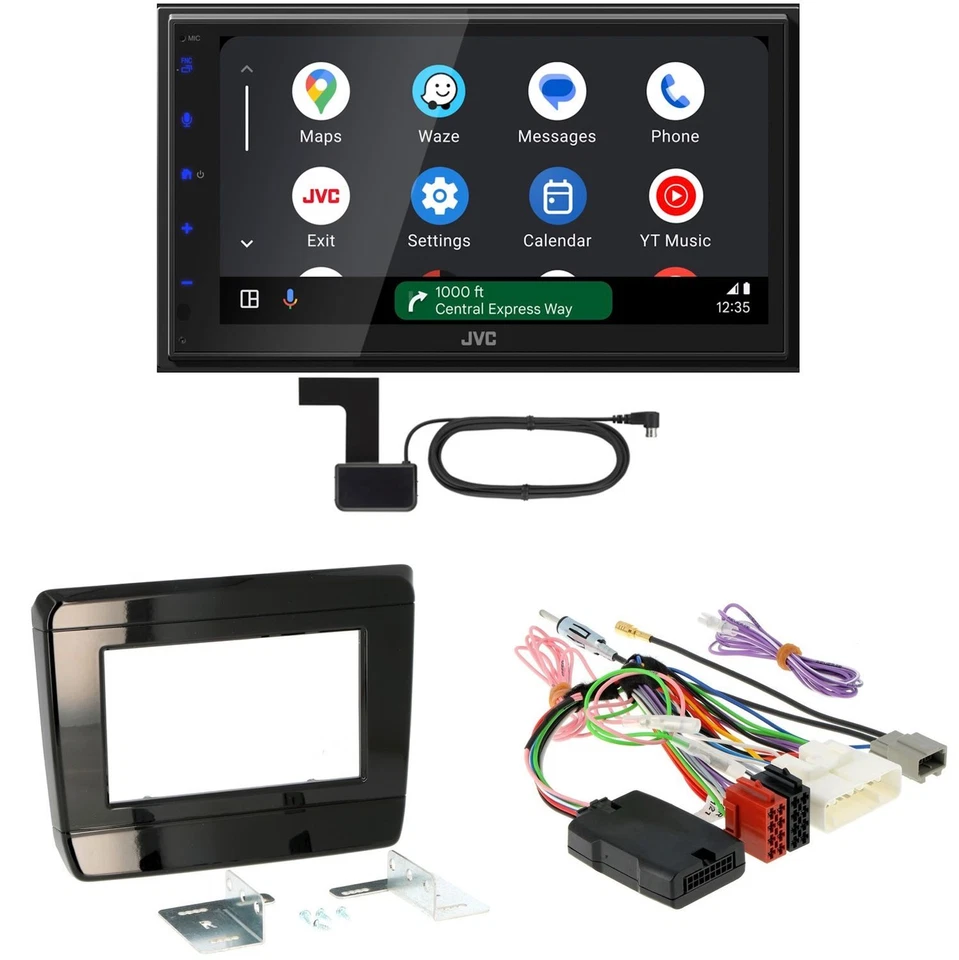 JVC KW-M695DBW Android Auto CarPlay Einbauset für Isuzu D-Max 3 ab 2020 - Bild 1 von 1