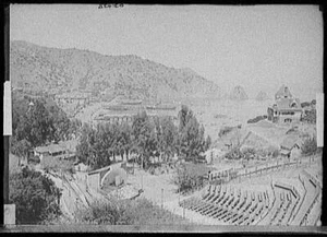 Catalina Island harbor,Avalon Greek Theater,California,Detroit Publishing,1900 - Picture 1 of 1