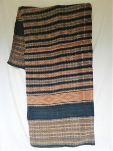 Vintage Ikat Hand Woven Weaving Women's Tais Tube Sarong Traditional Indonesia - Picture 1 of 10
