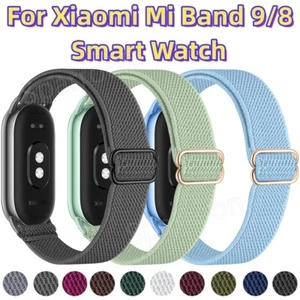 Sport Nylon Armband Für Xiaomi Mi Band 9 8 NFC Smart Watch Uhrenarmband Ersatz - Bild 1 von 39